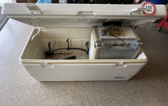 IGLOO 128 Cooler + Contest, Trailer Hitch, Karaoke Machine