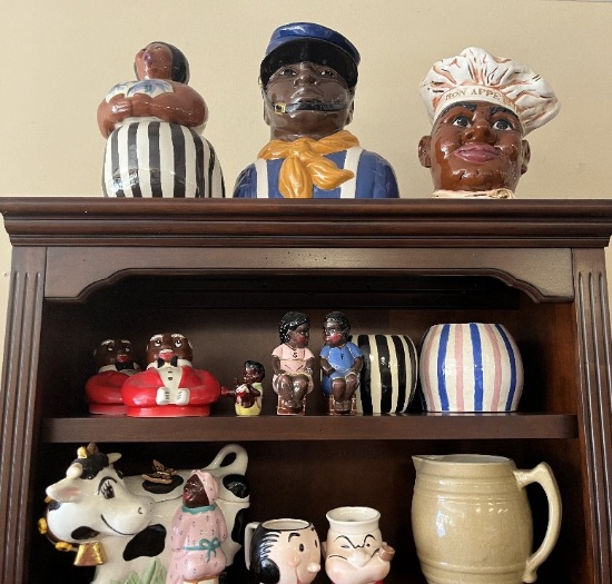 (9) Assorted Cookie Jars & Figurines