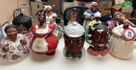 (9) Assorted Cookie Jars