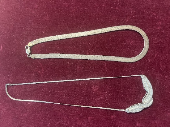Two Sterling Silver Necklaces