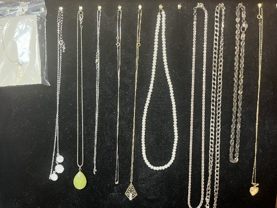 Collection of 11 Assorted Costume Necklaces