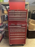 Stack-On 22 Drawer Tool Box on Casters with Assorted Tools - Screwdrivers,