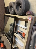 Mirror, Lighted Display Board, Assorted Items