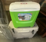 (2) Coolers - (1) Large Yukon, (1) Small Igloo
