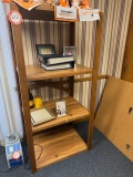 Wooden 4-Shelf Shelving Unit