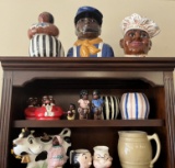 (9) Assorted Cookie Jars & Figurines