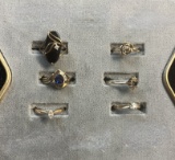 (6) Ladies Rings, Ladies 10K Yellow Gold size 7, Ladies 14K Yellow Gold Dia