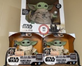 (3) Star Wars The Mandalorian Collectible Figurines Animatronic Edition