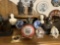 Contents of High Boy Chest: Assorted Presidential Figurines, Busts, etc.
