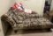(2) Matching Floral Print Chaise Lounges