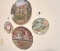 All Decorative Wall Hangings in Room, Approx 13 Historical Themed Plates
