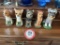 Contents of Dresser: 2 Table Lamps, 8 Historic Themed Plates, 5 Bobble Head