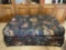 Upholstered Ottoman, Paisley Pattern