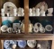 Presidential Themed Plates, Busts, Figurines, Art Glass, Cobalt Blue Bottles, etc.