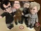 (2) Containers of Presidential & Historical Themed Dolls
