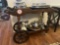 Wooden Tea Cart on Casters