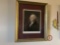 (3) Framed Under Glass Presidential Prints: Washington, Adams, Jefferson
