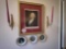 Collection of Presidential Prints, Framed Under Glass, Small Plates