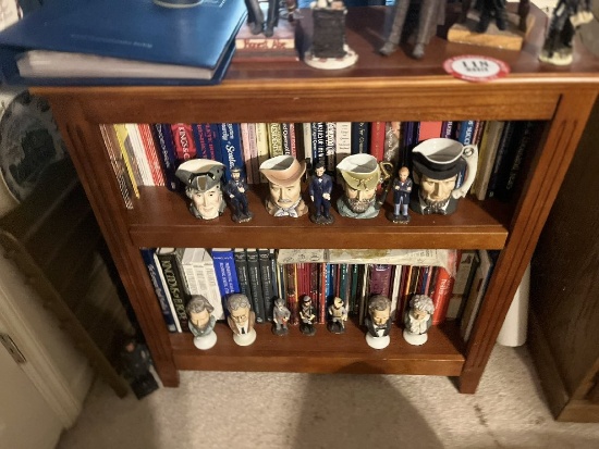 3 Shelf Wooden Bookshelf plus Contents