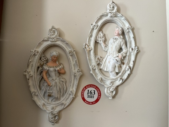 Contents of Walls in Bedroom, Assorted Victorian Themed Wall Hangings