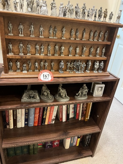 Assorted Pewter Presidential & Historical Figurines