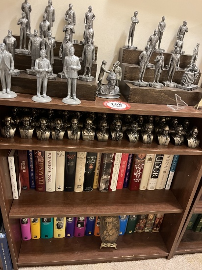 Assorted Pewter Presidential & Historical Figurines