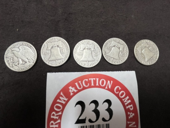 $10 Sleeve of 1965-1967 Half Dollars,  $10 Sleeve 1965, 1966, 1968 & 1969 H