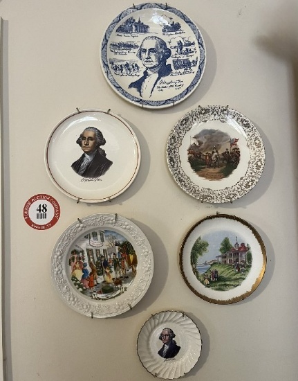 Presidential & Historical Themed Plates /Saucers