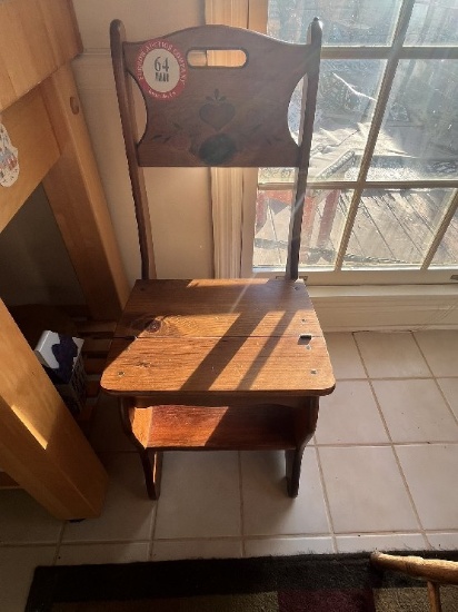 Hand Made Wooden Chair/Step Stool