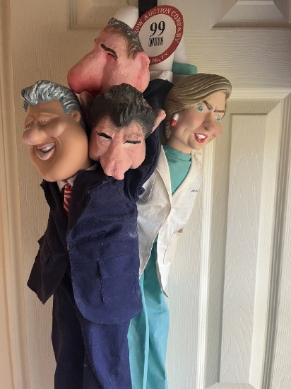 Famous American Presidents & First Ladies Dolls, Approx 22 Total
