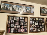 (12) Framed Under Glass Presidential Themed Prints & More