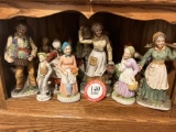 Contents of Wooden Curio Cabinet: Assorted Presidential Collectibles