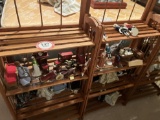 (3) Decorative Knick Knack Shelves plus Contents: Dolls, Decorative Items