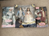 4 Plastic Bins & Contents: Barbie Dolls, Cabbage Patch Dolls, Action Figures, etc.