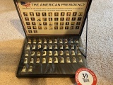 American Presidency from George Washington to George W. Bush Thimble Set