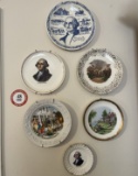 Presidential & Historical Themed Plates /Saucers