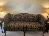 Upholstered Sofa, Floral Pattern