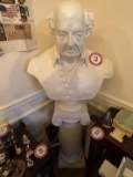 Cast Bust of John Adams on Custom Pedestal