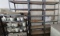 (2) Metal 2 Drawer Filing Cabinet, (4) Metal Shelving Units, (1) Plastic Sh