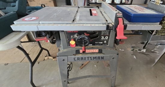 Craftsmen 10" Table Saw, 3.0 Max HP
