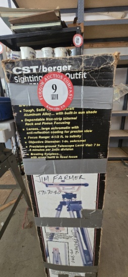 CST/Berger Model 54-135K Sighting Level Outfit (with Transit)