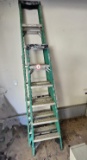 (2) Werner Fiberglass Step Ladders, One 6', One 8'