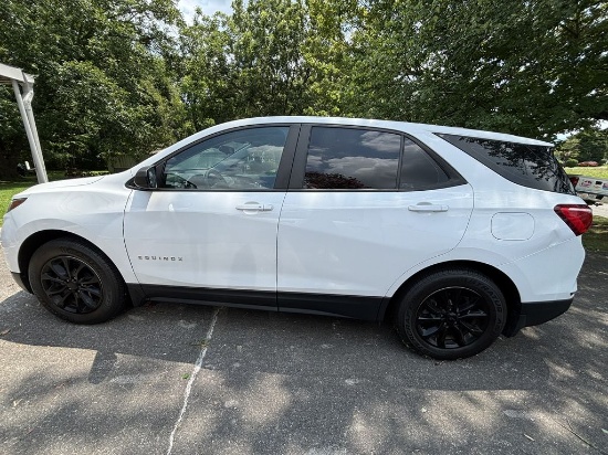2021 Chevrolet Equinox, Black Leather Interior, 43,214 Miles Showing, VIN 3GNAXHEV8MS125143