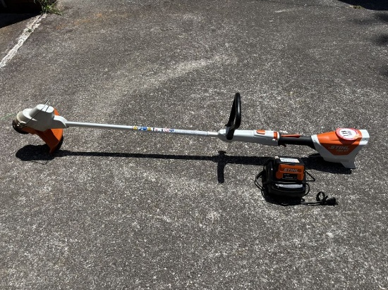 STIHL FSA 57 Cordless Battery Powered Weed eater + Battery Charging Station
