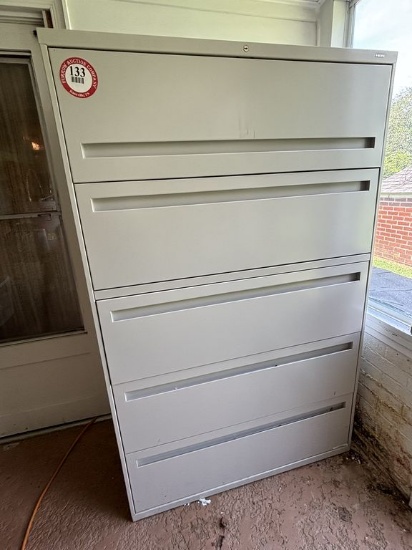 5 Shelf Heavy Duty Metal Filing Cabinet