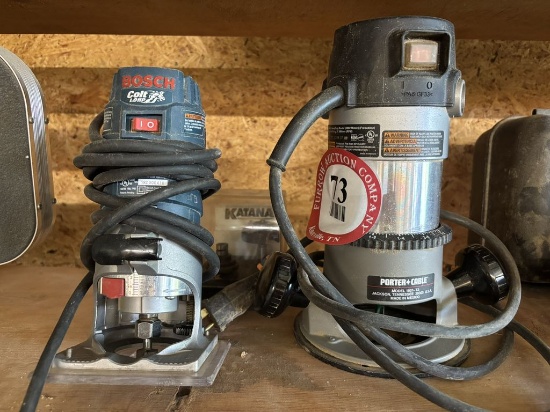 Bosch PR20EVS Colt Variable Speed Palm Router + Porter - Cable Fixed Base R