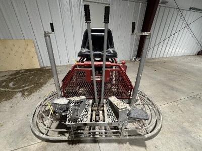 Allen Engineering Razorback Ride-On Concrete Power Trowel - Dual Rotor, Gas Powered