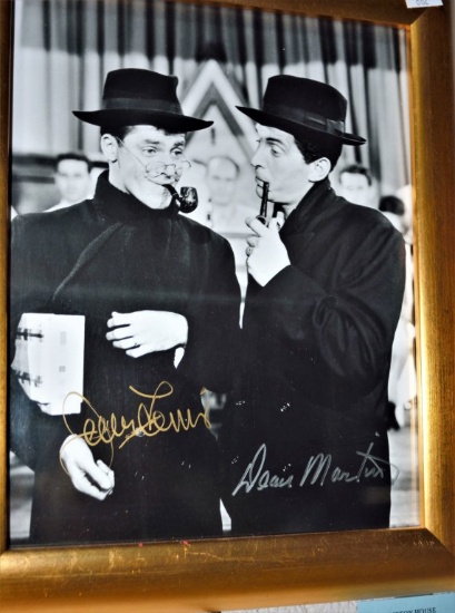 Framed Photo Dean Martin And Jerry Lewis