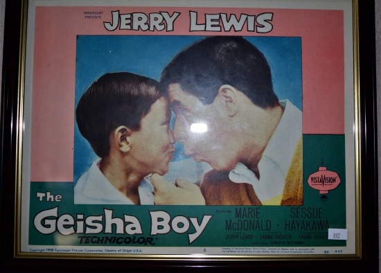 Jerry Lewis Lobby Card "the Geisha Boy"