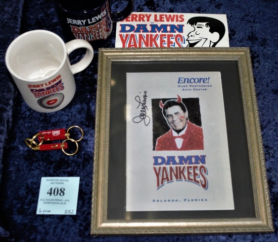 Collection Of Jerry Lewis Damn Yankee Items